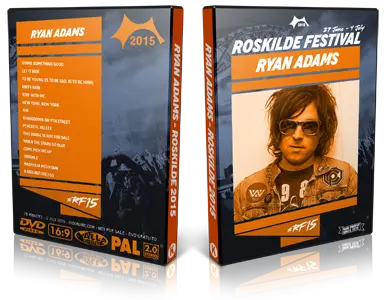 Artwork Cover of Ryan Adams 2015-07-02 DVD Roskilde Festival 2015 Proshot