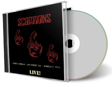 Artwork Cover of Scorpions 1994-03-09 CD San Diego Audience