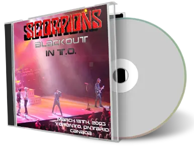 Artwork Cover of Scorpions 2003-03-15 CD Toronto Audience