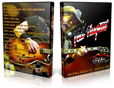 Artwork Cover of Ted Nugent 2013-07-13 DVD Agoura Hills Audience