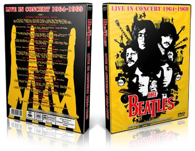Artwork Cover of The Beatles Compilation DVD Live Concert 1964-1969 Proshot