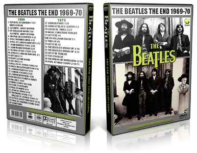 Artwork Cover of The Beatles Compilation DVD The End 1969-1970 Proshot
