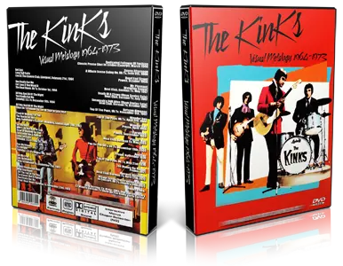 Artwork Cover of The Kinks Compilation DVD Visual Metalogy 1964-1973 Proshot
