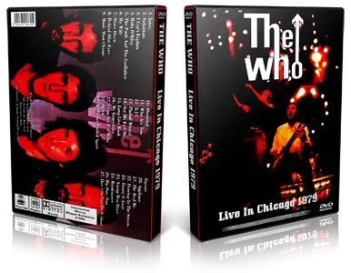 Artwork Cover of The Who 1979-12-08 DVD Chicago Proshot