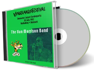 Artwork Cover of Van Morrison 1993-07-20 CD Langeland Audience