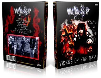 Artwork Cover of WASP Compilation DVD Videos On The Raw 1988 Proshot