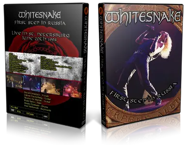 Artwork Cover of Whitesnake 1994-06-20 DVD St Petersburg Proshot