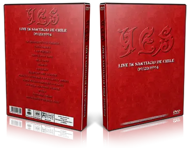 Artwork Cover of Yes 1994-09-20 DVD Santiago De Chile Proshot