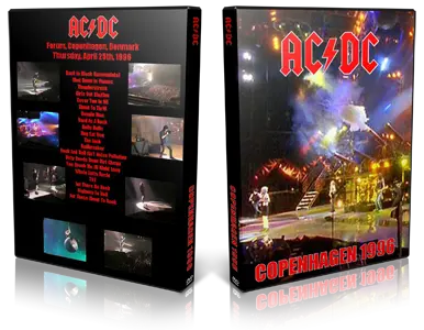 Artwork Cover of ACDC 1996-04-25 DVD Copenhagen Audience