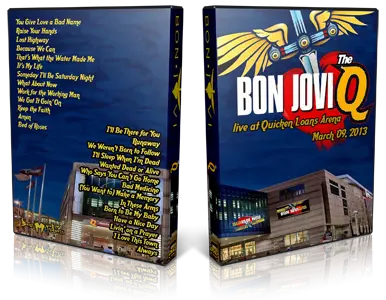 Artwork Cover of Bon Jovi 2013-03-09 DVD Cleveland Proshot