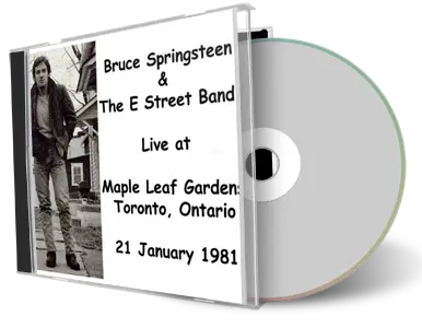 Artwork Cover of Bruce Springsteen 1981-01-21 CD Toronto Audience
