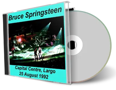 Artwork Cover of Bruce Springsteen 1992-08-25 CD Landover Audience
