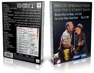Artwork Cover of Bruce Springsteen 2014-05-13 DVD Albany Audience