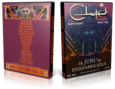 Artwork Cover of Clutch 2014-06-13 DVD Koln Proshot