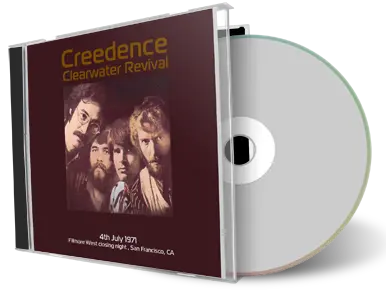 Artwork Cover of Creedence Clearwater Revival 1971-07-04 CD San Francisco Soundboard