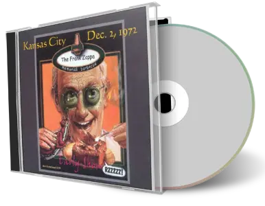 Artwork Cover of Frank Zappa 1972-12-02 CD Kansas City Soundboard