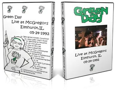 Artwork Cover of Green Day 1992-05-24 DVD Elmhurst Audience