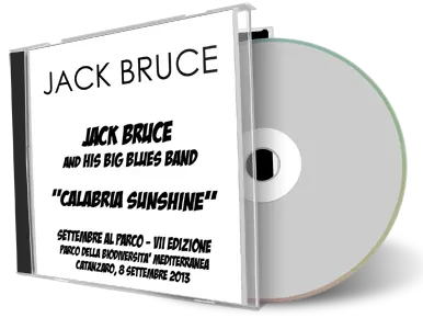 Artwork Cover of Jack Bruce 2013-09-09 CD Catanzaro Soundboard