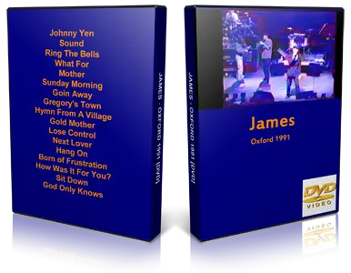 Artwork Cover of James 1991-10-20 DVD Oxford Audience