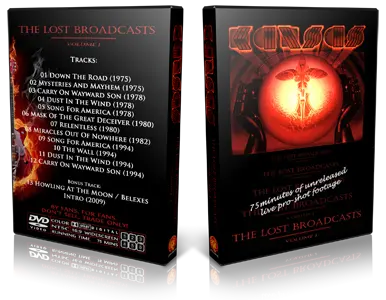 Artwork Cover of Kansas Compilation DVD The Lost Broadcasts Volume 1 Proshot