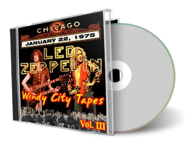 Artwork Cover of Led Zeppelin 1975-01-22 CD Chicago Audience