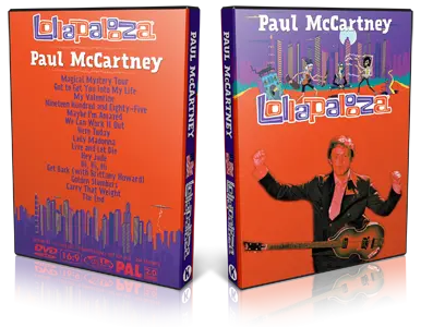 Artwork Cover of Paul McCartney 2015-07-31 DVD Lollapalooza Proshot