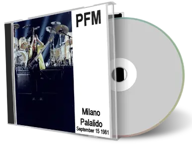 Artwork Cover of Premiata Forneria Marconi 1981-09-15 CD Milan Audience