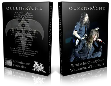 Artwork Cover of Queensryche 2014-07-19 DVD Waukesha Audience