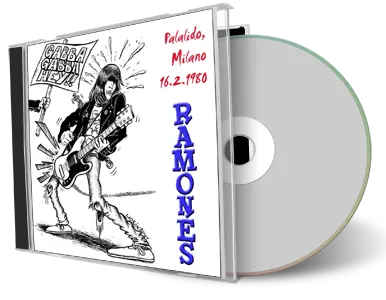 Artwork Cover of Ramones 1980-02-16 CD Milan Audience