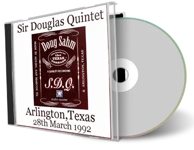 Artwork Cover of Sir Douglas Quintet 1992-03-28 CD Arlington Audience