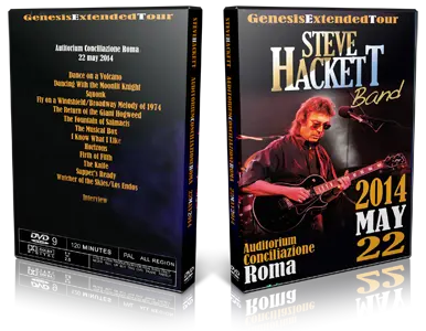 Artwork Cover of Steve Hackett 2014-05-22 DVD Rome Audience