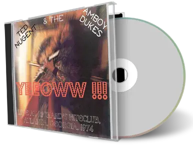 Artwork Cover of Ted Nugent Compilation CD Atlanta 1974 Soundboard