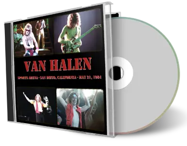 Artwork Cover of Van Halen 1984-05-21 CD San Diego Audience