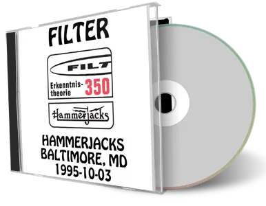 Artwork Cover of Filter 1995-10-03 CD Baltimore Soundboard