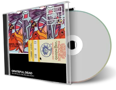 Artwork Cover of Grateful Dead 1991-09-04 CD Richfield Soundboard