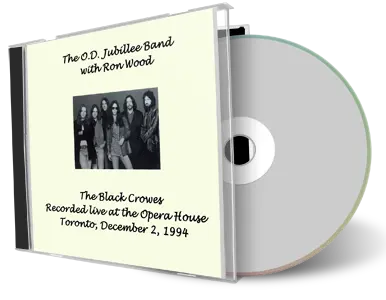 Artwork Cover of The Black Crowes 1994-12-02 CD Toronto Audience