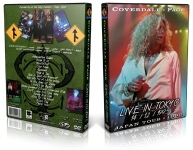 Artwork Cover of Coverdale And Page 1993-12-14 DVD Tokyo Audience
