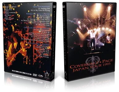 Artwork Cover of Coverdale And Page Compilation DVD Japan 1993 Audience