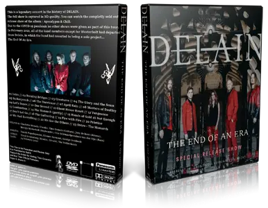 Artwork Cover of Delain 2020-02-14 DVD Utrecht Audience
