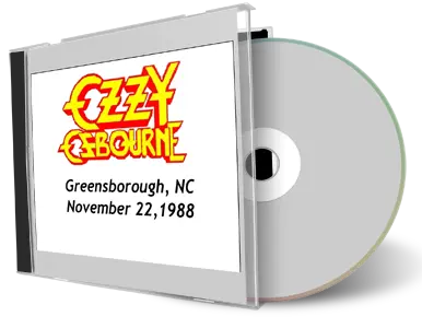 Artwork Cover of Ozzy Osbourne 1988-11-22 CD Greensborough Audience