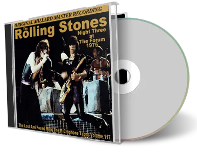 Artwork Cover of Rolling Stones 1975-07-11 CD Inglewood Audience