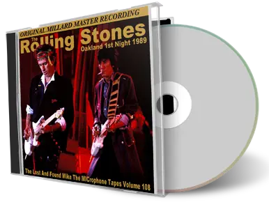 Artwork Cover of Rolling Stones 1989-11-04 CD Oakland Audience