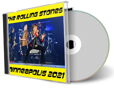 Artwork Cover of Rolling Stones 2021-10-24 CD Minneapolis Audience