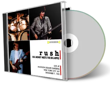 Artwork Cover of Rush 1991-12-07 CD New York City Soundboard