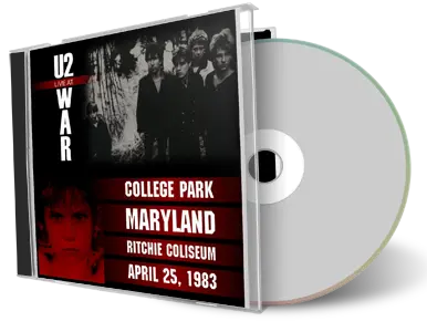Artwork Cover of U2 1983-04-25 CD College Park Audience
