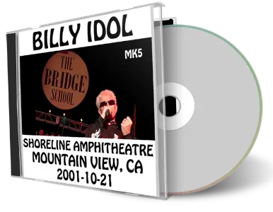 Artwork Cover of Billy Idol 2001-10-21 CD Mountain View Audience