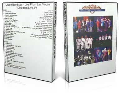 Artwork Cover of Oak Ridge Boys Compilation DVD Las Vegas 1997 Proshot