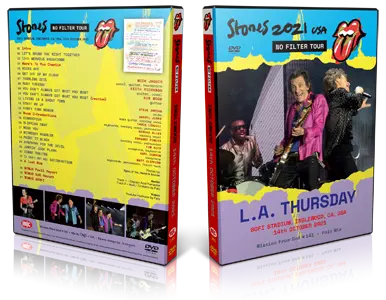 Artwork Cover of Rolling Stones 2021-10-14 DVD Inglewood Audience