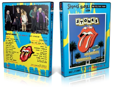 Artwork Cover of Rolling Stones 2021-10-17 DVD Los Angeles Audience