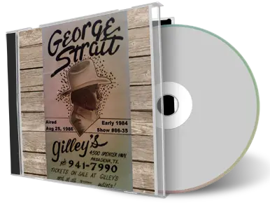 Artwork Cover of George Strait Compilation CD Pasadena 1984 Soundboard